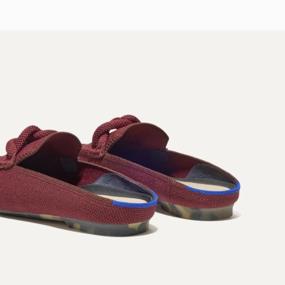 Rothy's The Loafer Mule Auburn Syrah 5 NWOT - Picture 5 of 14